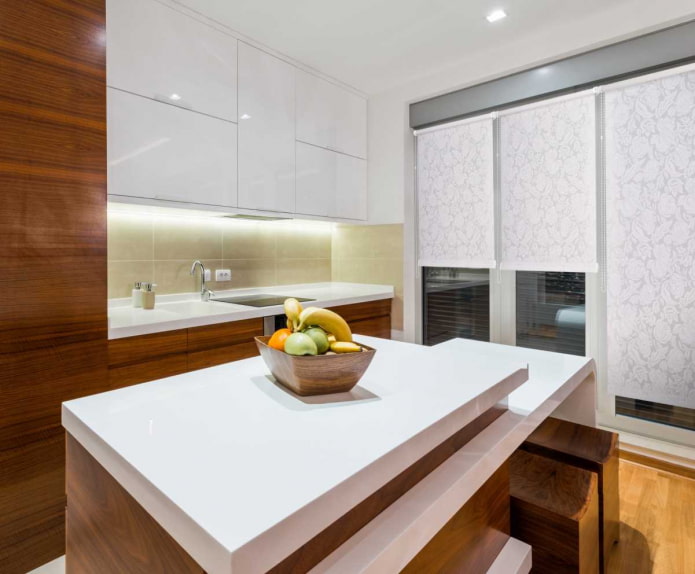 floral print curtain