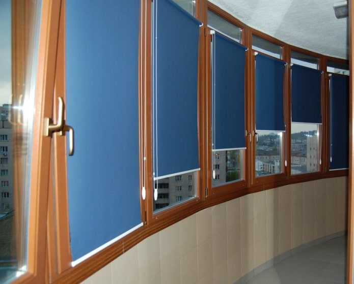 blinds with full sun protection on the loggia blinds with full sun protection on the loggia