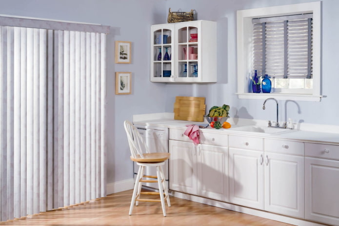 Blinds in the doorway