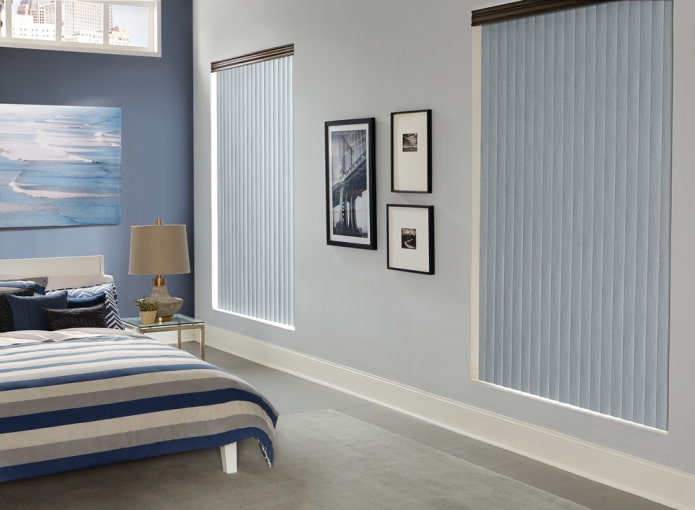 vertical slats on windows