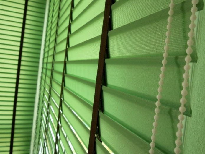 lamellas made of fabric