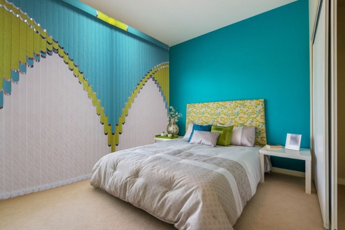 multifunctional blinds in the bedroom