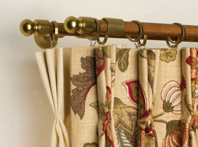 combined curtain rod