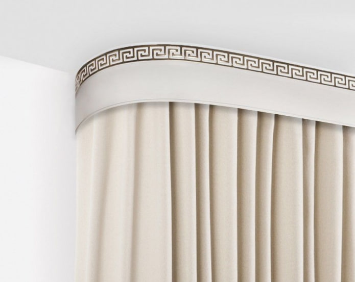 curtain rod with hood