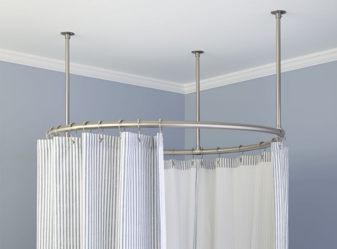 round curtain rod
