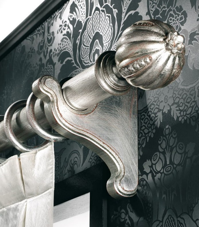 curtain rod in classic style