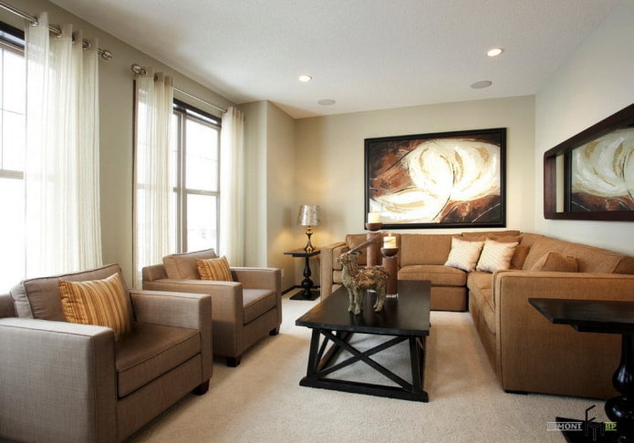 beige eyelet curtains