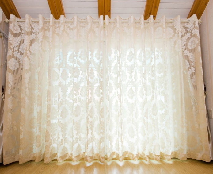 lace curtains