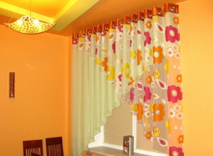 asymmetric eyelet curtains