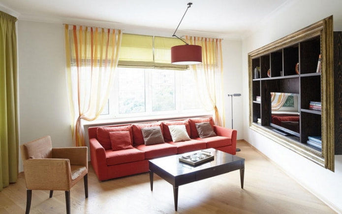 combination of tulle with roman shades combination of tulle with roman shades