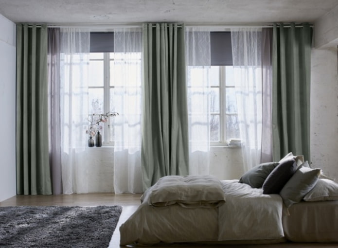 option for attaching curtains to eyelets option for attaching curtains to eyelets