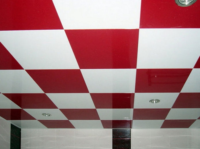 red and white cassette ceiling red and white cassette ceiling