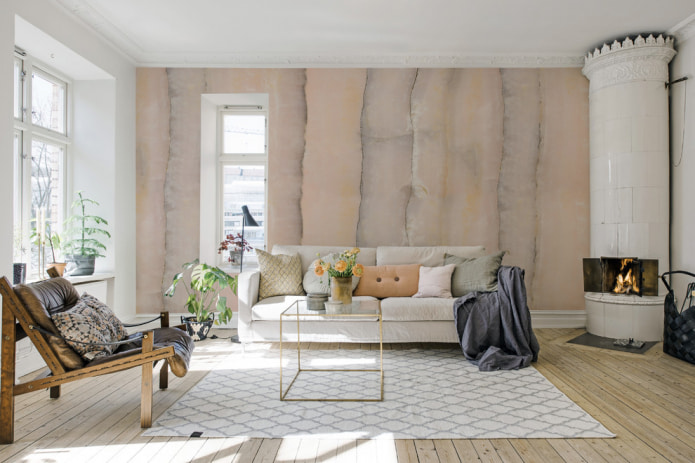 living room in scandinavian style living room in scandinavian style