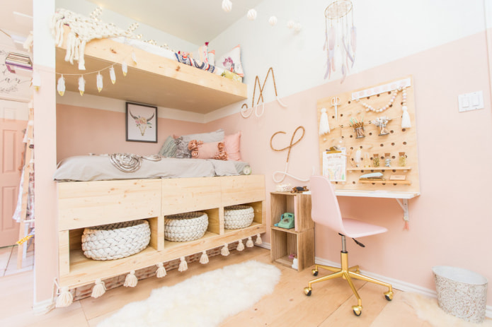 nursery in light colors