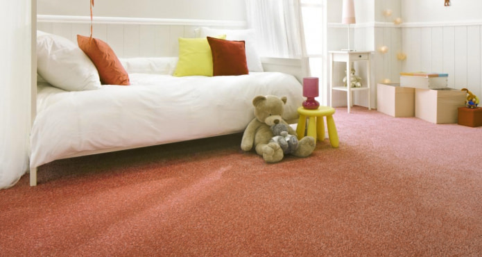 peach carpet