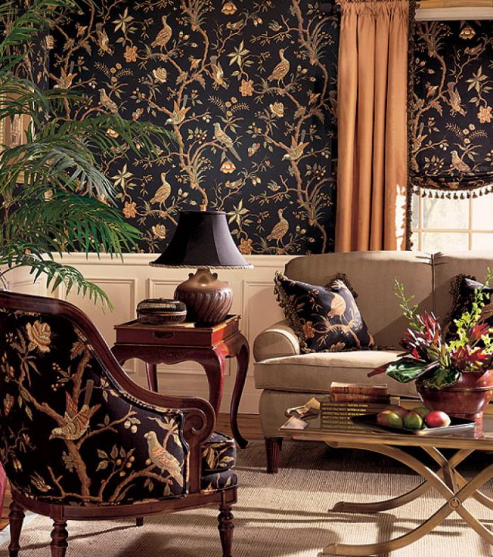 Pictured living room