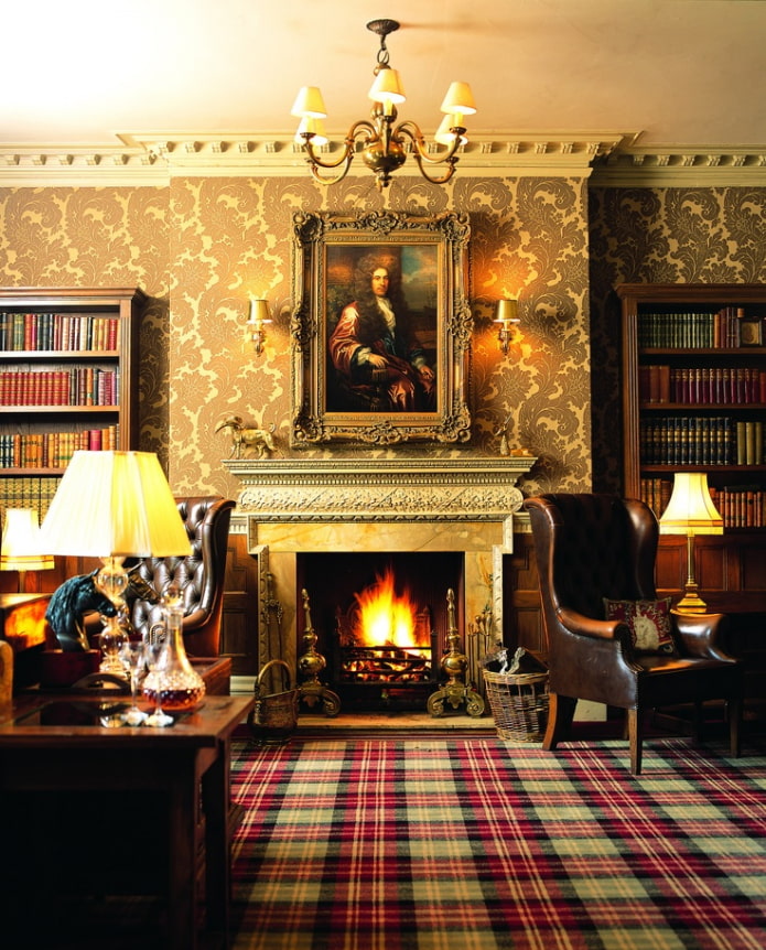 Wallpaper with a pattern