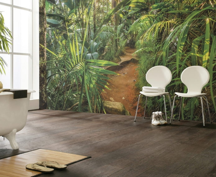 3d wallpaper in the interior 3d wallpaper in the interior