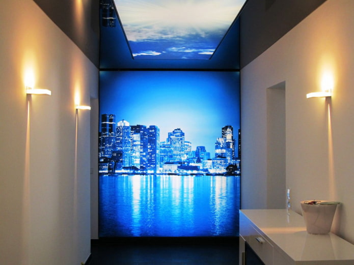 backlit photomurals in the interior backlit photomurals in the interior