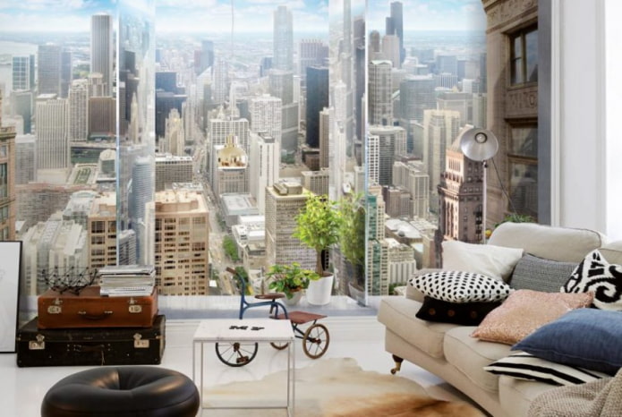 photomurals depicting a modern city photomurals depicting a modern city