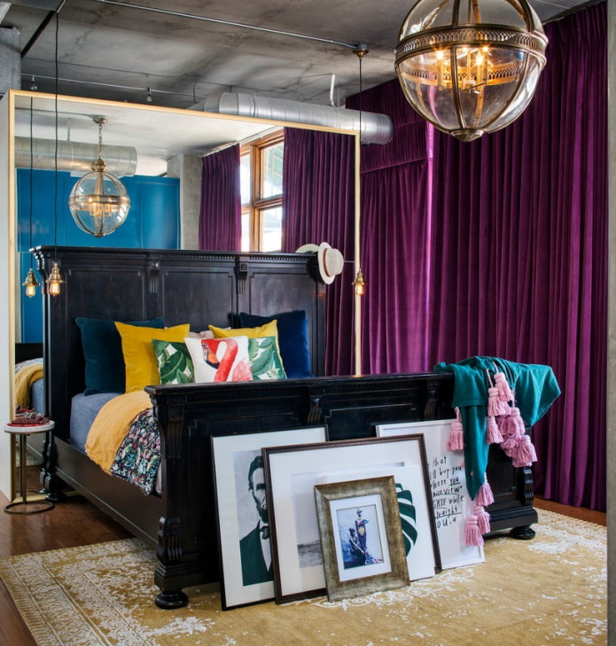 lilac velvet curtains in the bedroom lilac velvet curtains in the bedroom
