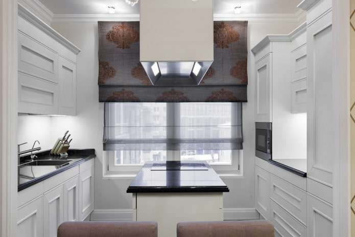 double roman curtains in the kitchen double roman curtains in the kitchen