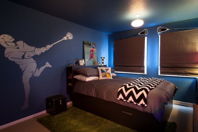 roman curtains in a teenager's room roman curtains in a teenager's room