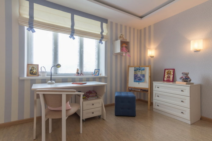 roman curtains with ribbons in the nursery roman curtains with ribbons in the nursery