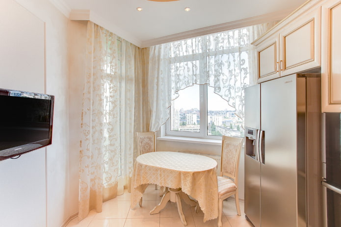 short curtains in a semicircle short curtains in a semicircle