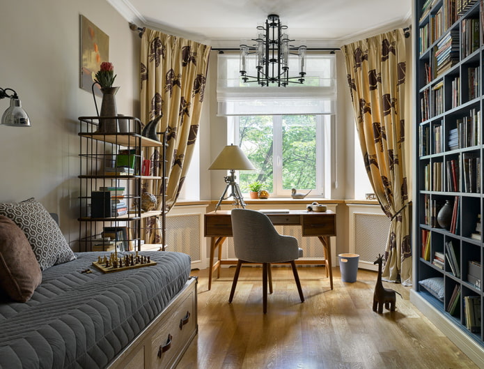 roman blinds and drapes