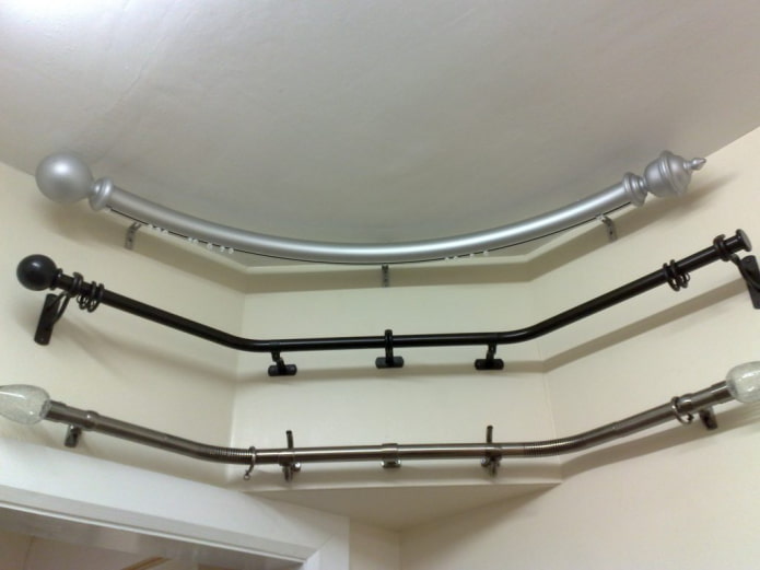 Tubular semicircular cornice Tubular semicircular cornice
