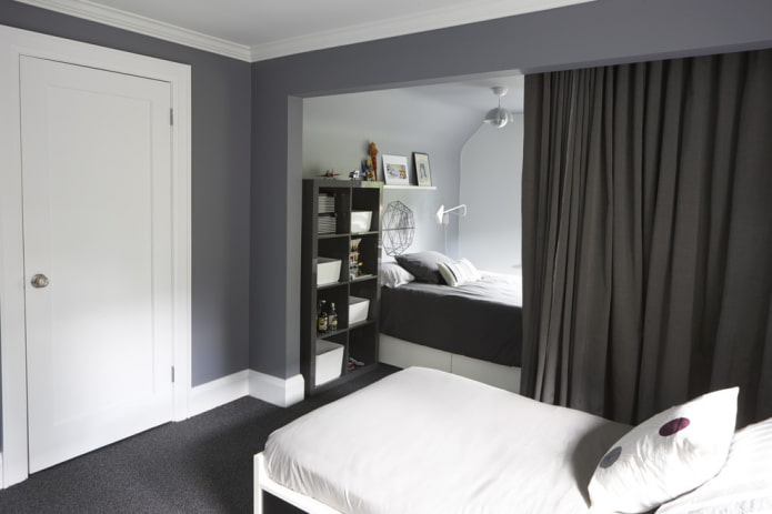 room zoning with curtains room zoning with curtains