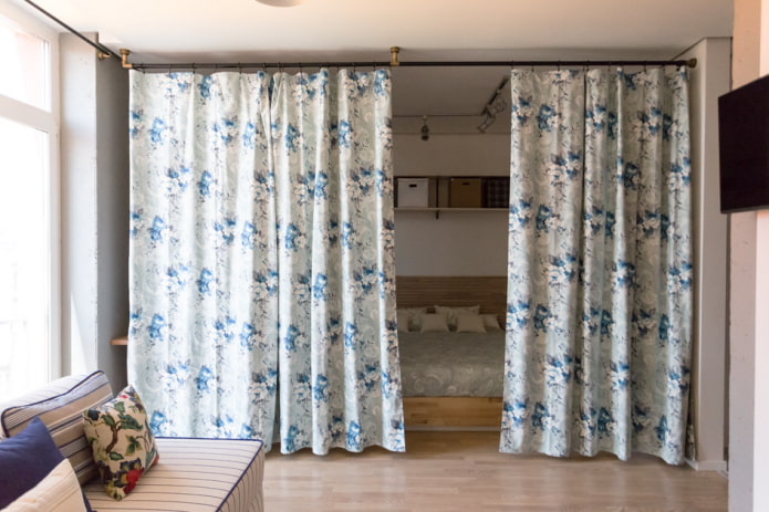 bedroom zoning with curtains bedroom zoning with curtains