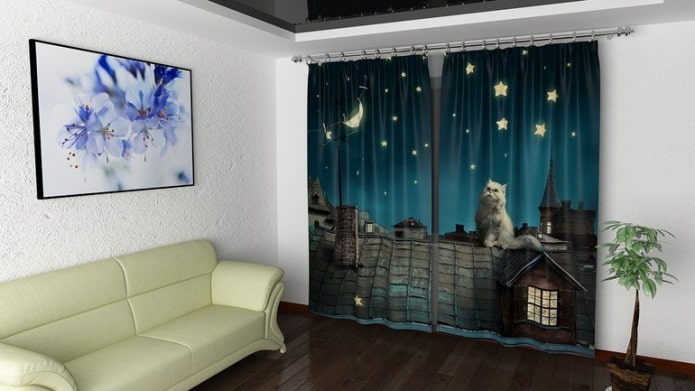 Photo curtains