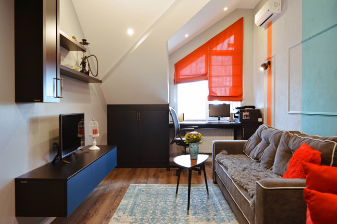 roman curtains on a beveled window roman curtains on a beveled window