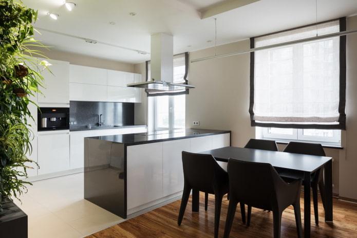 translucent roman curtains in the kitchen translucent roman curtains in the kitchen