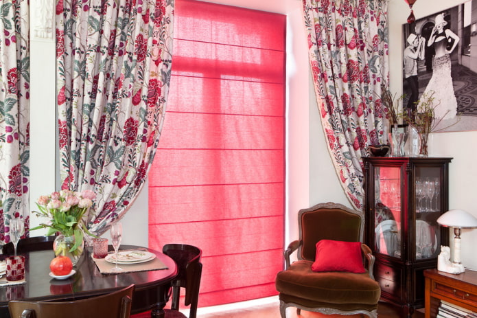 long roman curtains in the interior long roman curtains in the interior