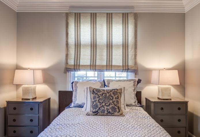 linen roman curtains in the bedroom linen roman curtains in the bedroom