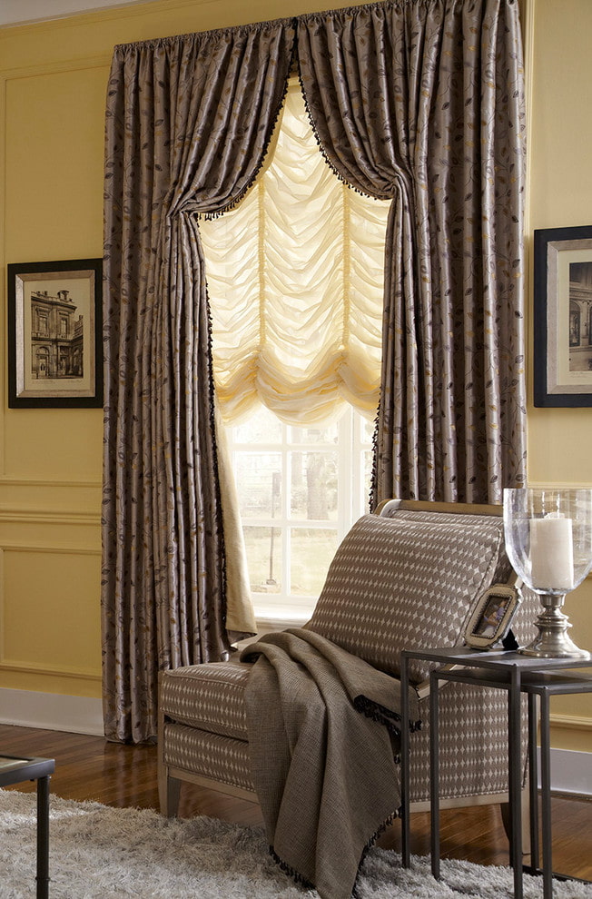 satin italian curtains