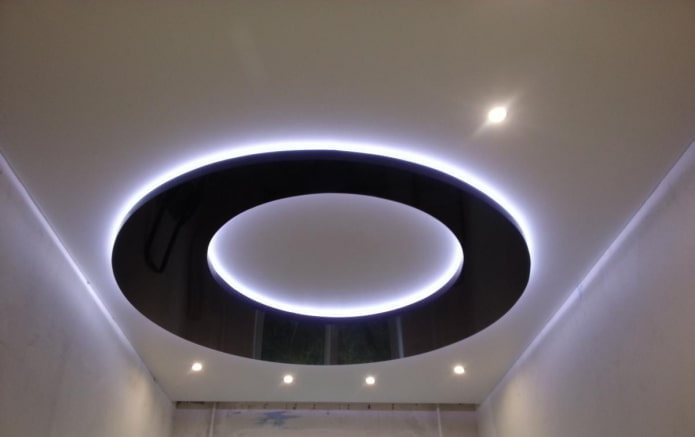 round floating ceiling structure round floating ceiling structure