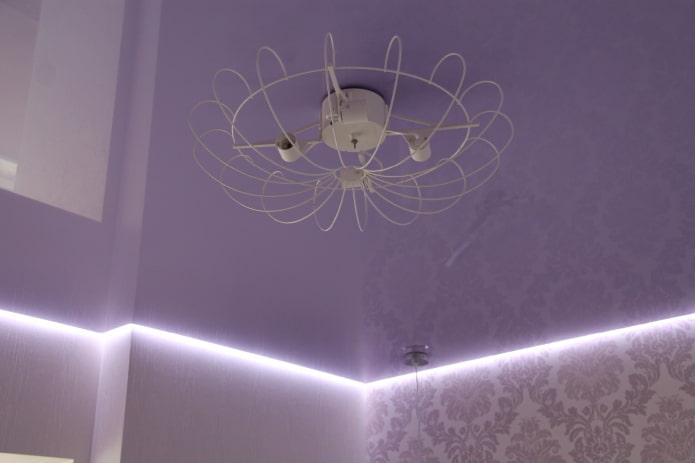lilac floating ceiling structure lilac floating ceiling structure