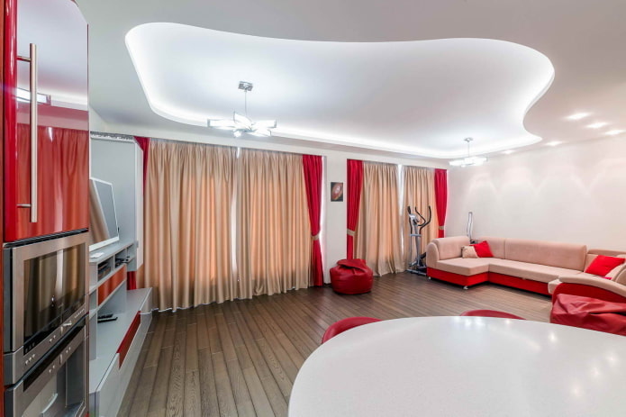 floating ceiling structure in the living room floating ceiling structure in the living room