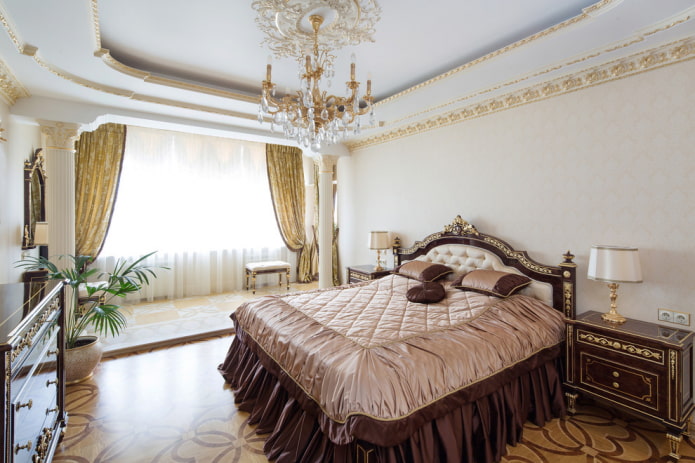 bedroom in classic style