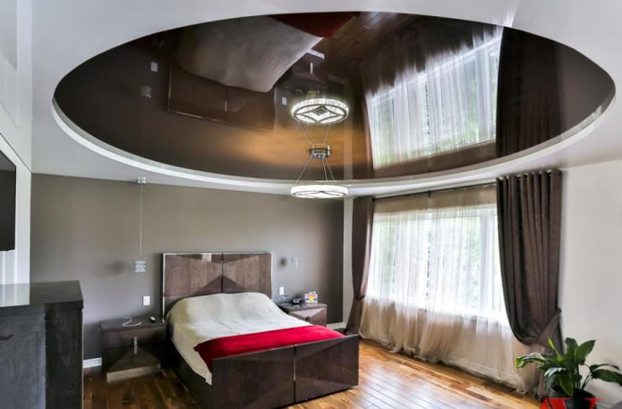 combined tension structure in the bedroom