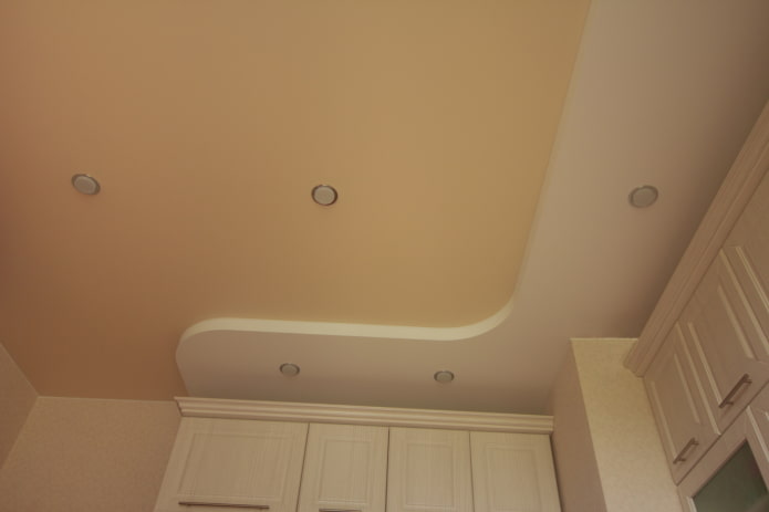 plasterboard construction with matt stretch fabric plasterboard construction with matt stretch fabric