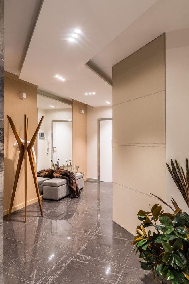 plasterboard ceiling structure in the hallway plasterboard ceiling structure in the hallway