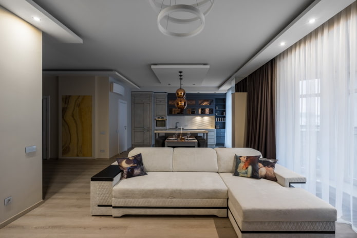 gray plasterboard construction