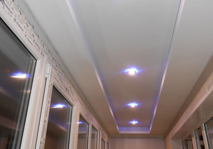 drywall construction on the balcony