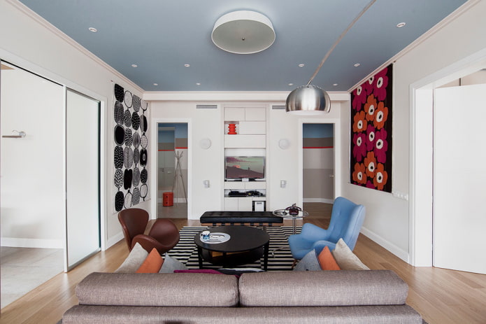 pale blue matte canvas in the interior pale blue matte canvas in the interior