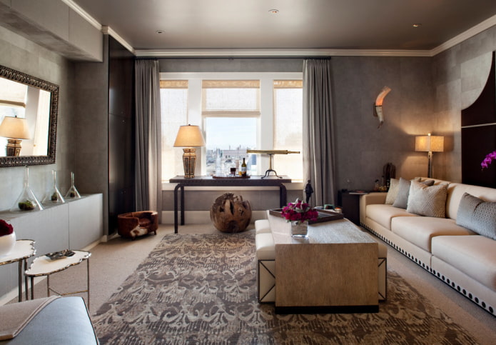 brown stretch fabric in the interior brown stretch fabric in the interior